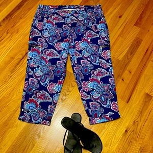 Chicos Paisley Capris